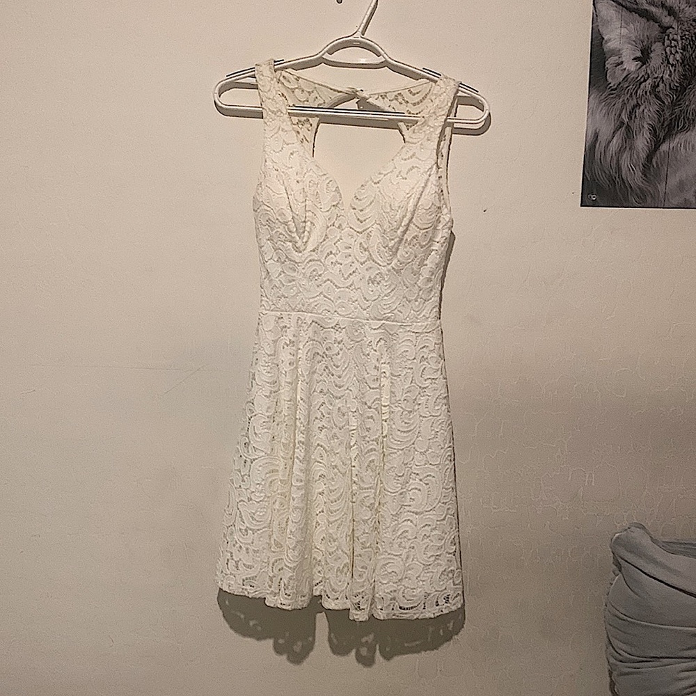 White lace dress by B. Smart